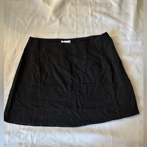 Princess Polly black selby mini skirt size 6 NWT